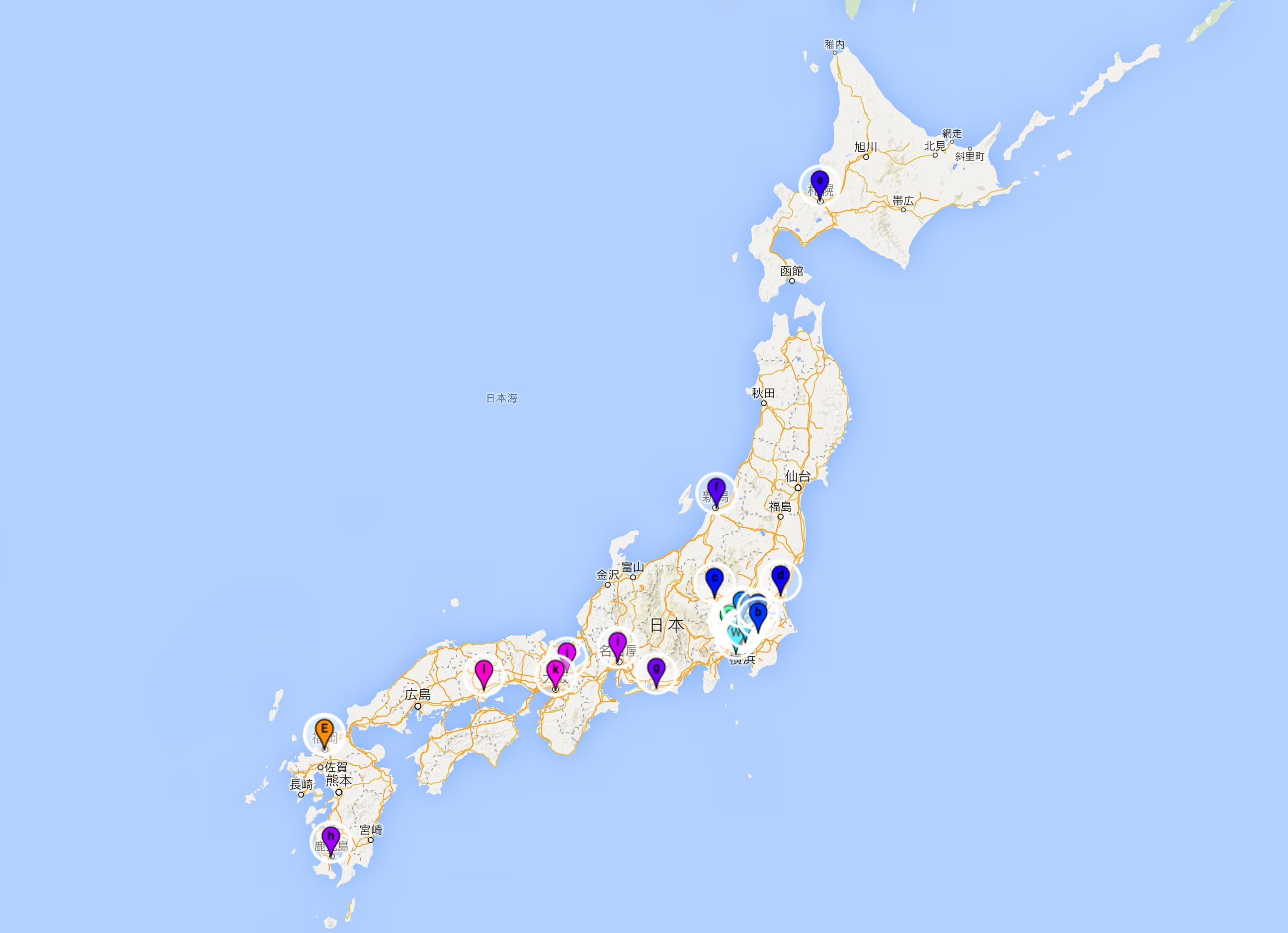 Bic Camera Japan 3C Store Map