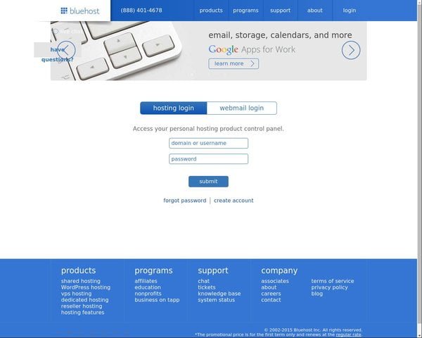 Fake-Bluehost-Login-Web-Page-Screen
