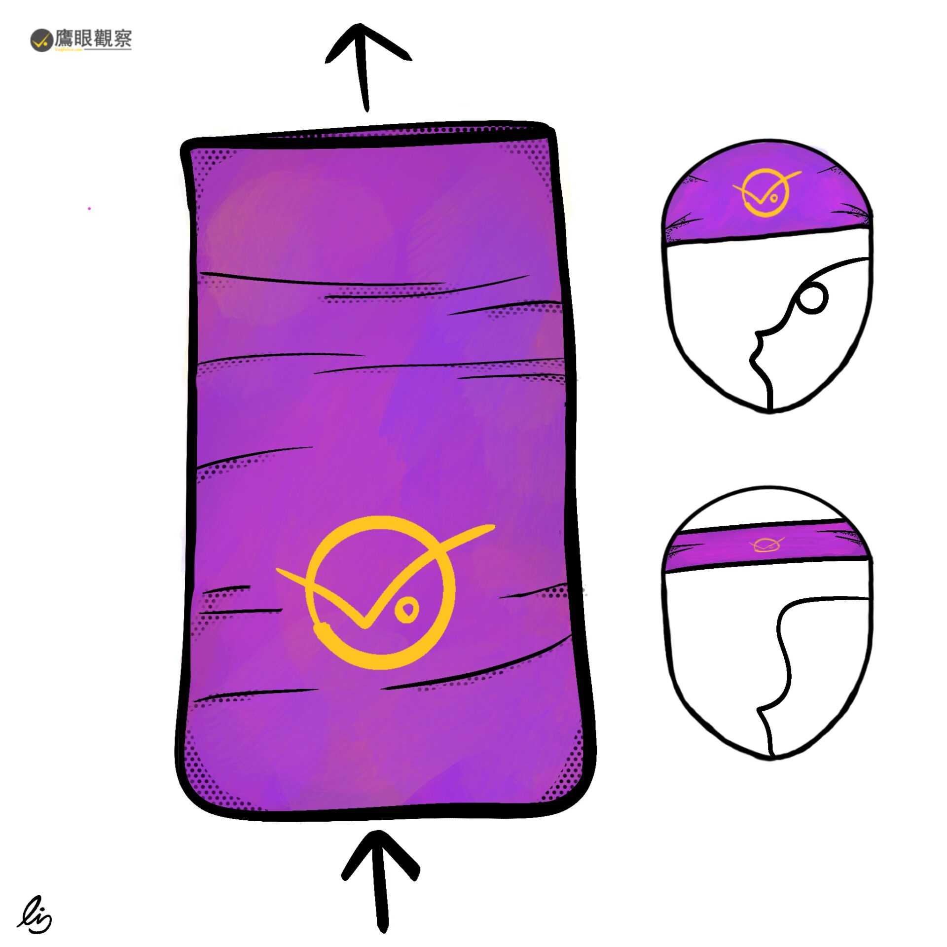 魔術頭巾（戶外排汗散熱抗暑用品）