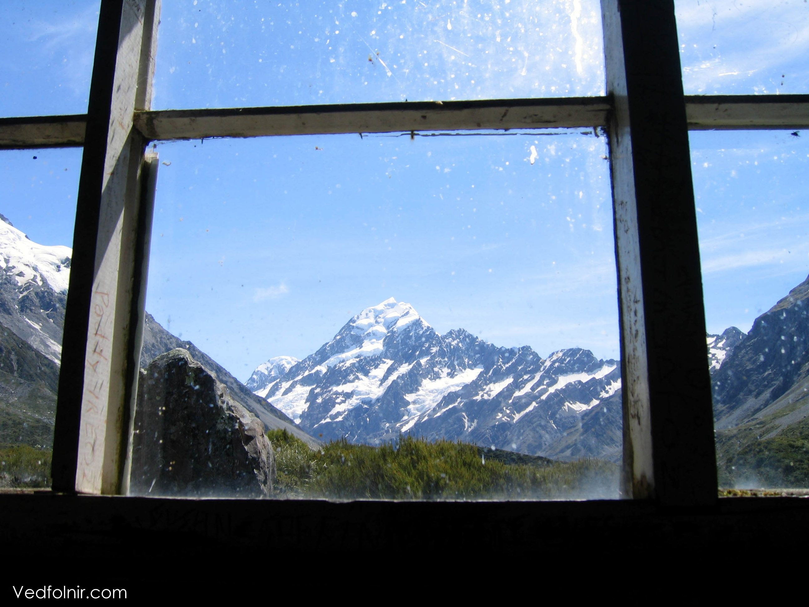 庫克山山屋 Mt. Cook Hut(攝影:Jin-Liang, Lin)