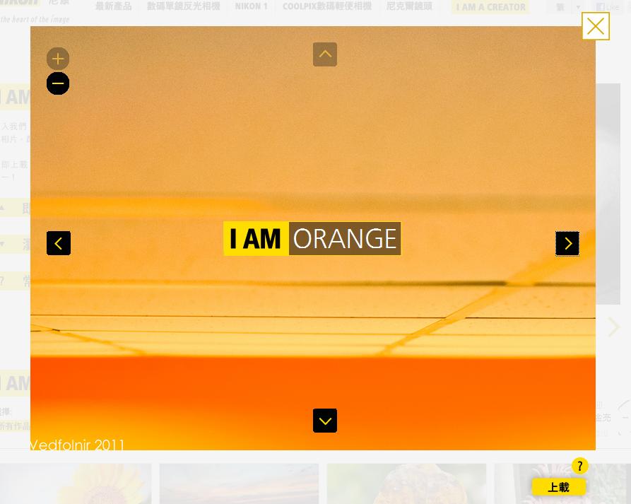 NIKON I AM ORANGE