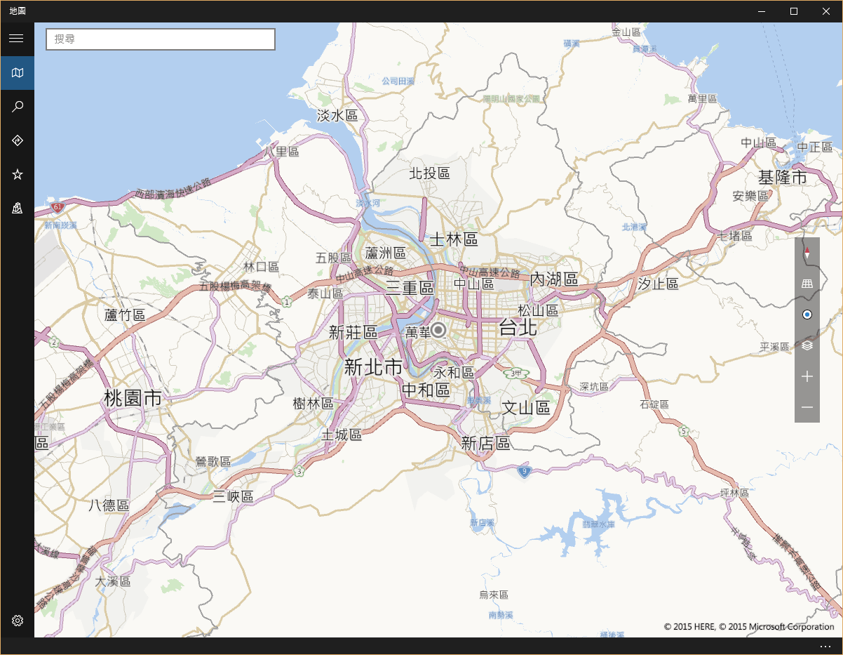 Windows 10 地圖定位功能