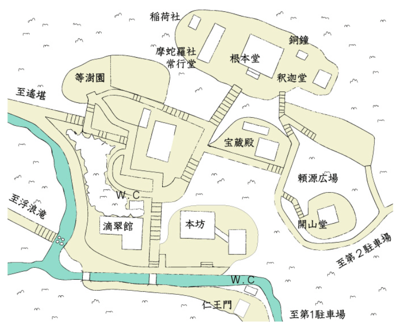 鰐淵寺地圖