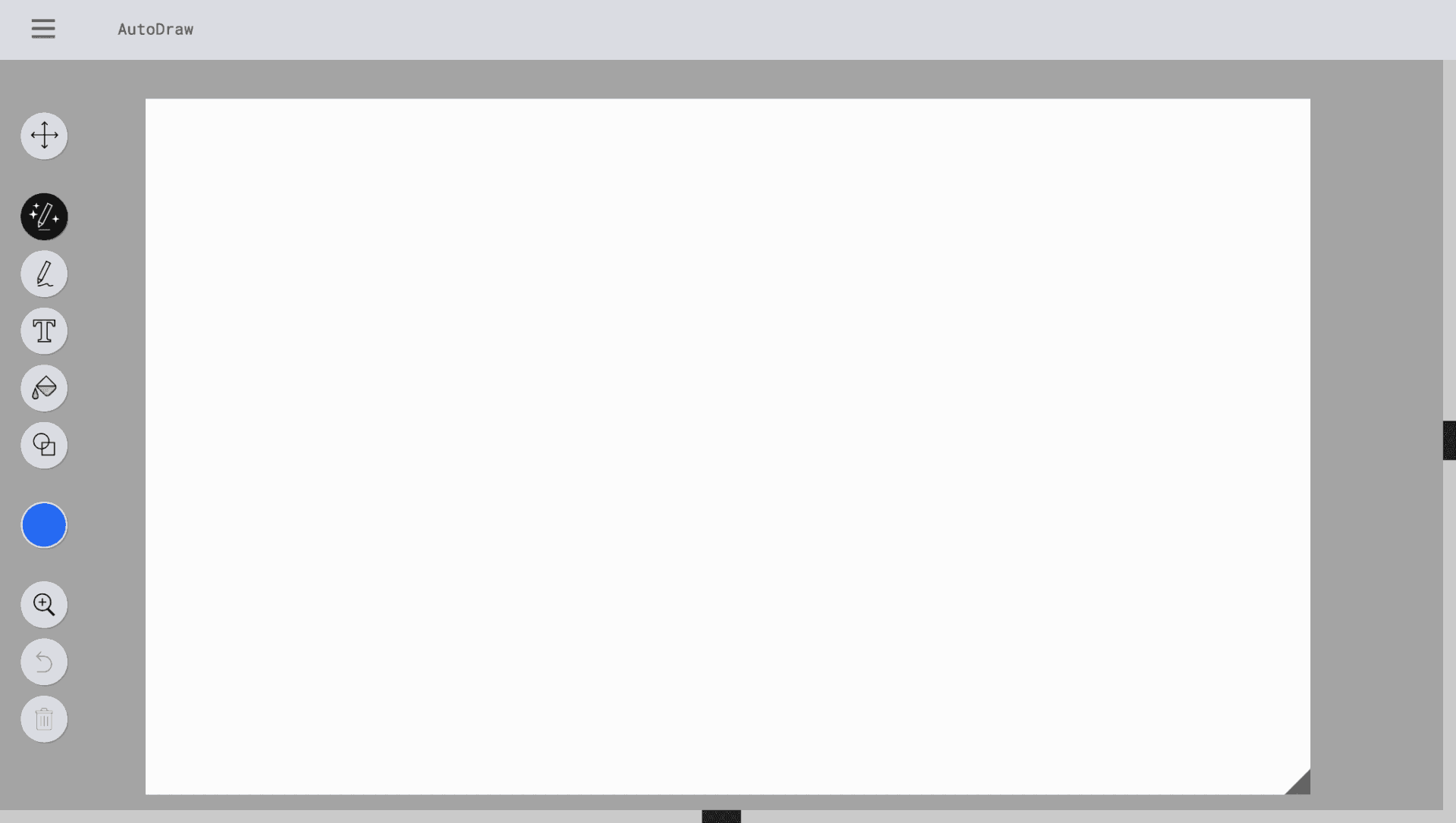 AutoDraw 操作畫面。