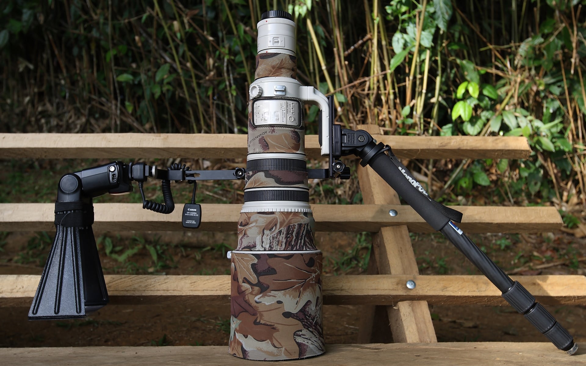 單腳架 Monopod 相機拍攝防手震效果