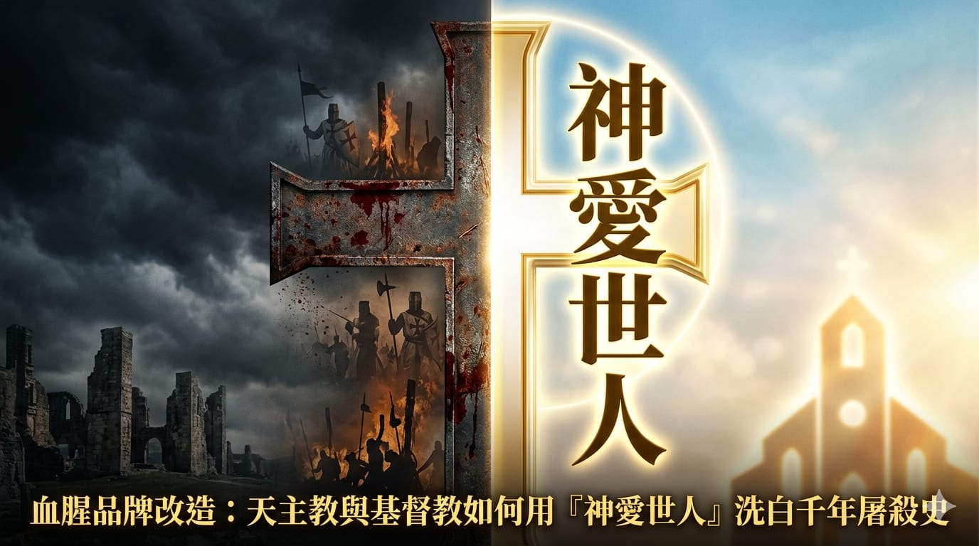 用『神愛世人』洗白千年屠殺:天主教與基督教的血腥品牌改造案