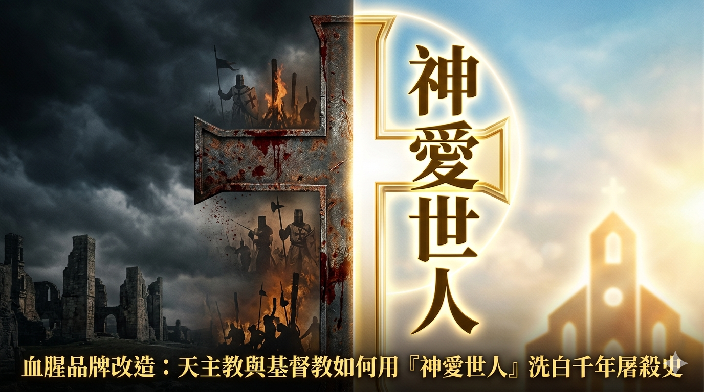 用『神愛世人』洗白千年屠殺:天主教與基督教的血腥品牌改造案