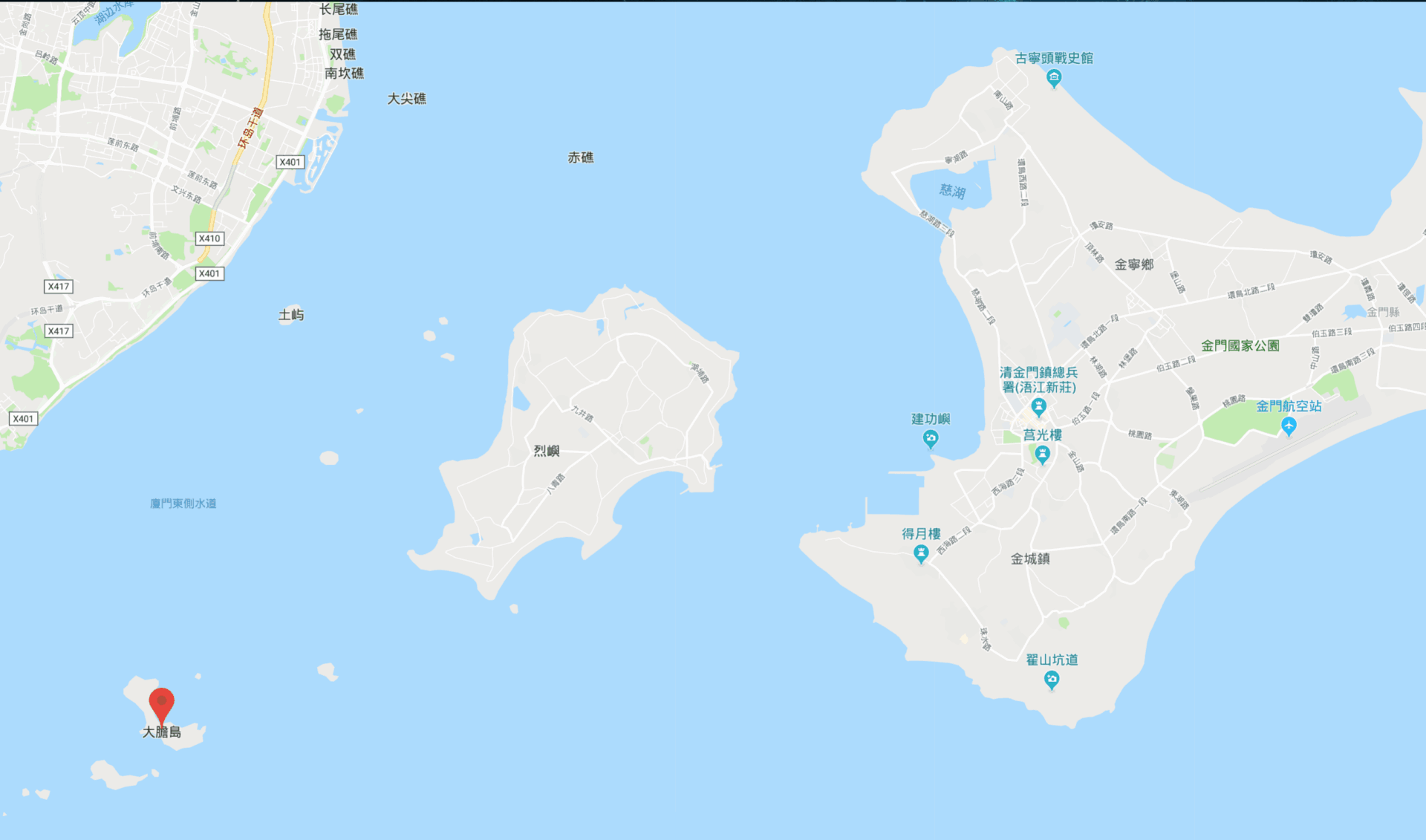 金門大膽島 3 月開放戰地登島觀光旅遊