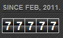 77,777 吃角子老虎幸運數字紀念