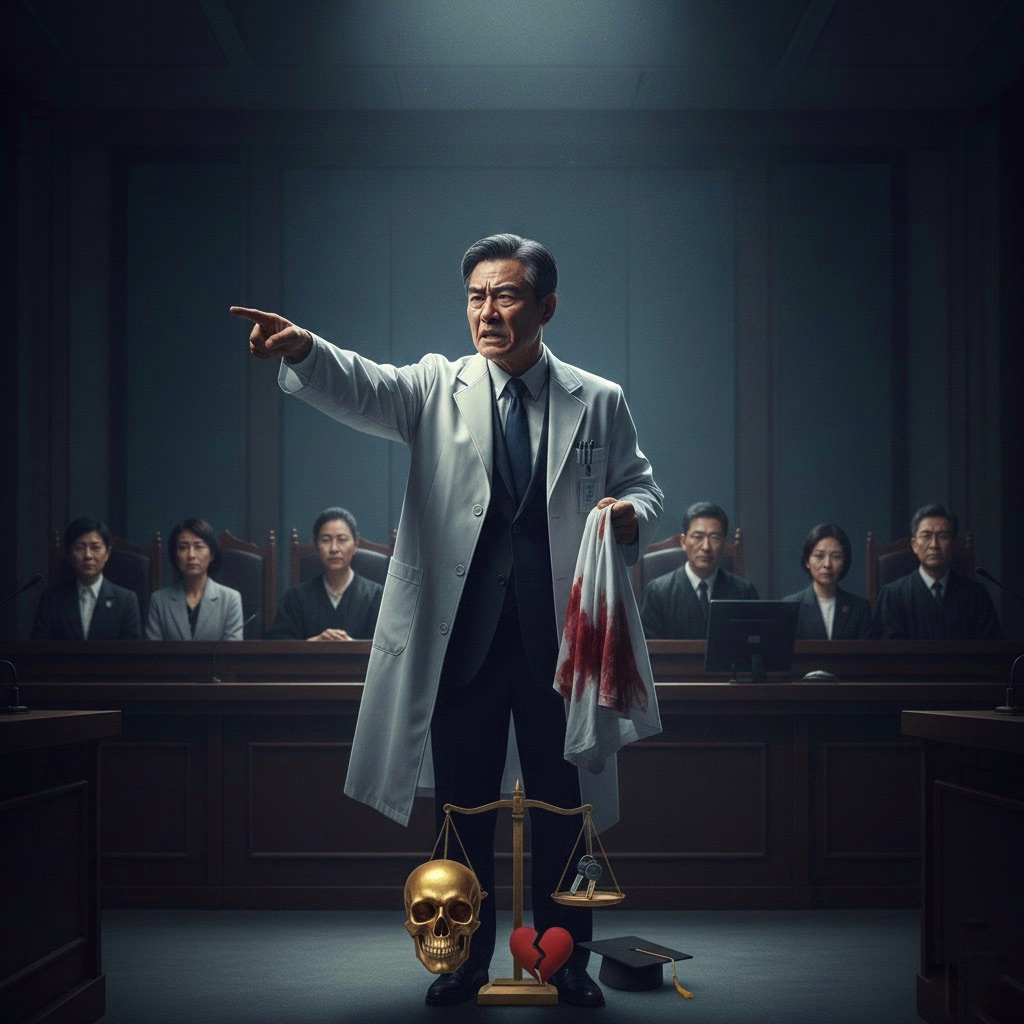 一名父親在國民法官法庭上的怒吼：我穿著兒子的白袍來討公道，只因酒駕奪走他未竟的22年