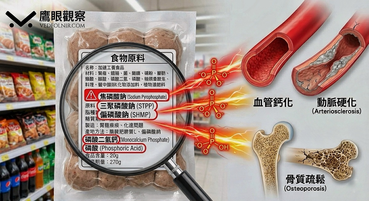 腎友與心血管患者必看！三秒看穿食品添加物裡的「隱形磷」地雷