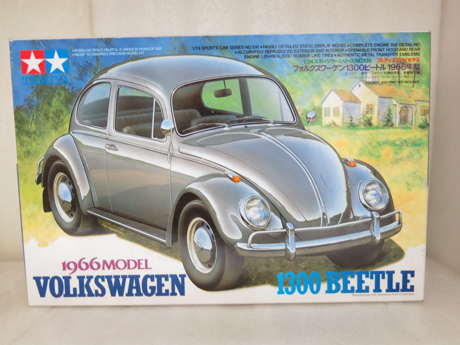 下次預計塗裝的 Volkswagen 1966 汽車模型