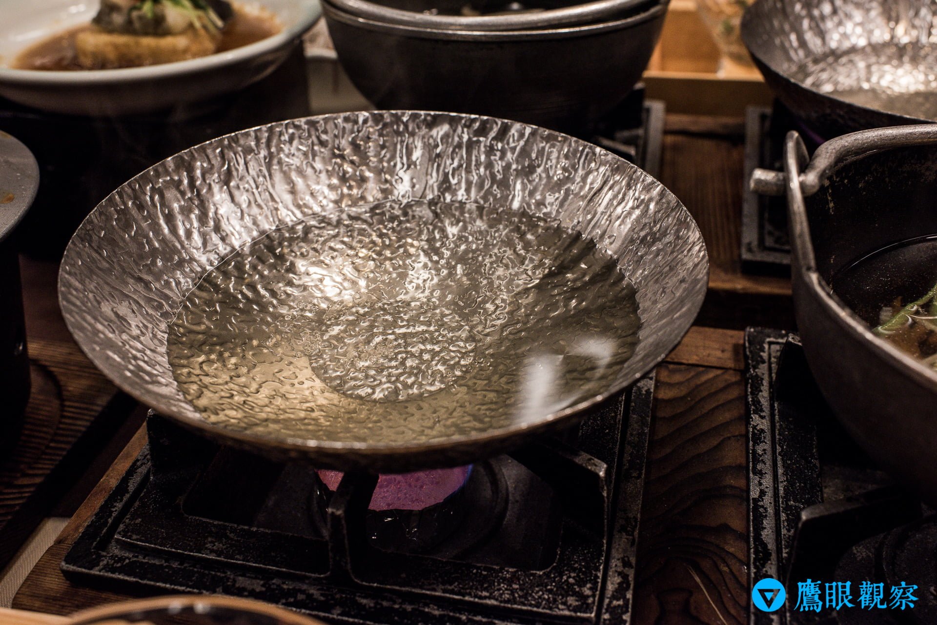 岸權旅館晚餐和風料理與食器搭配