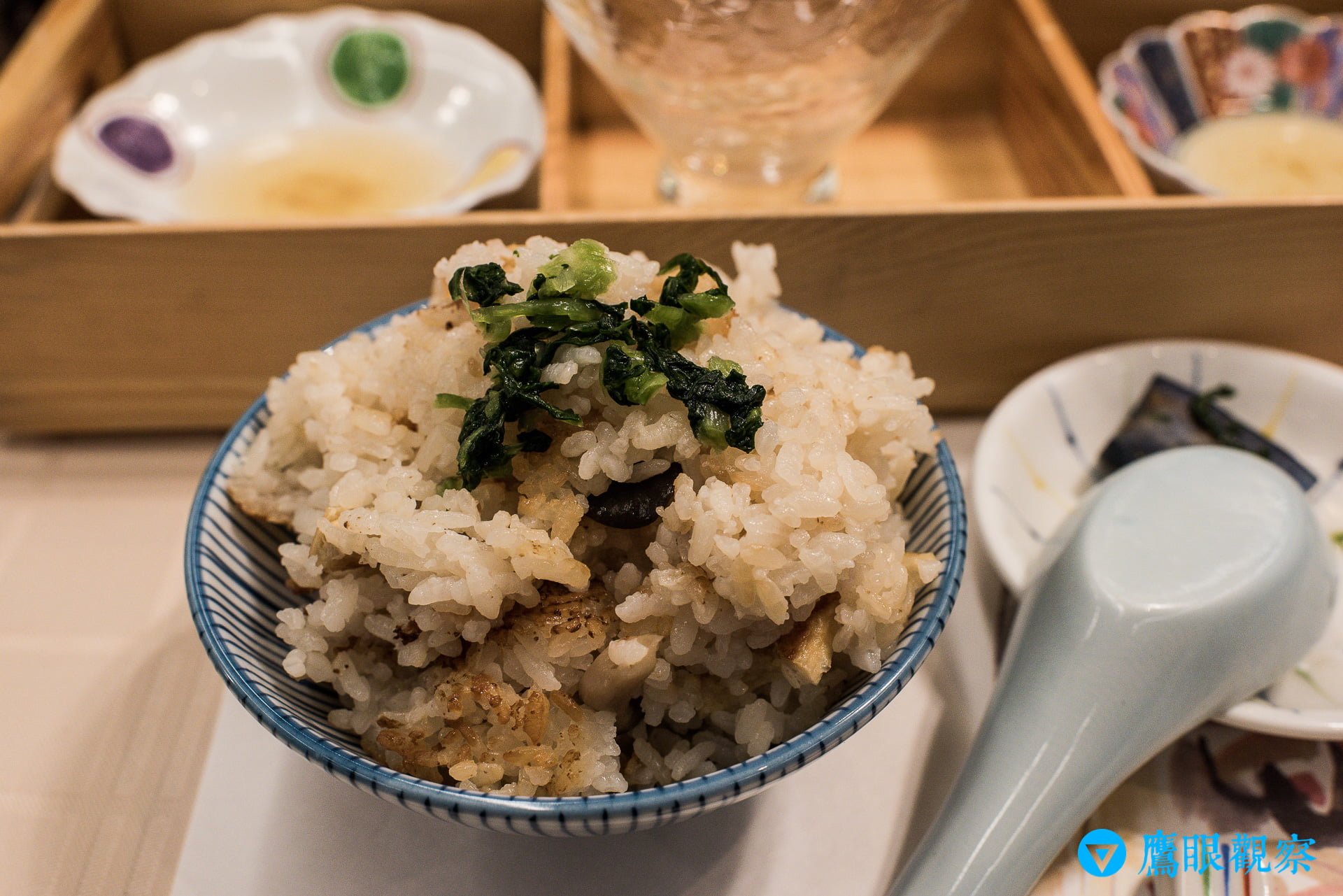 岸權旅館晚餐釜飯與季節漬物