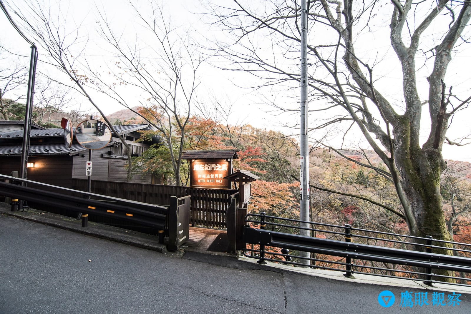 岸權旅館和風走廊與燈飾氛圍