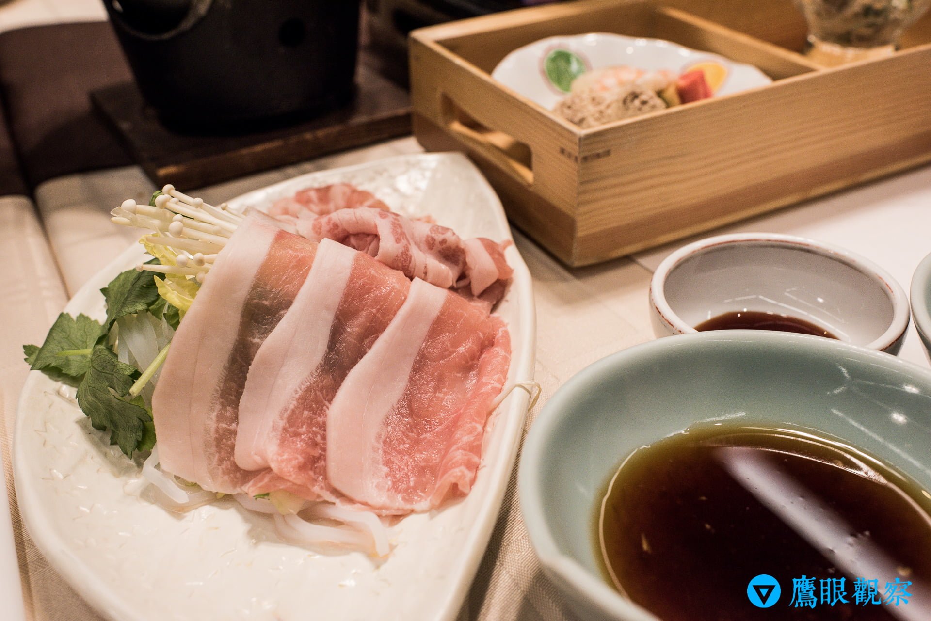 岸權旅館晚餐懷石料理精緻擺盤