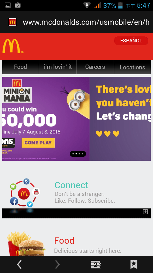 Mcdonalds-Website-麥當勞-美國官方網站