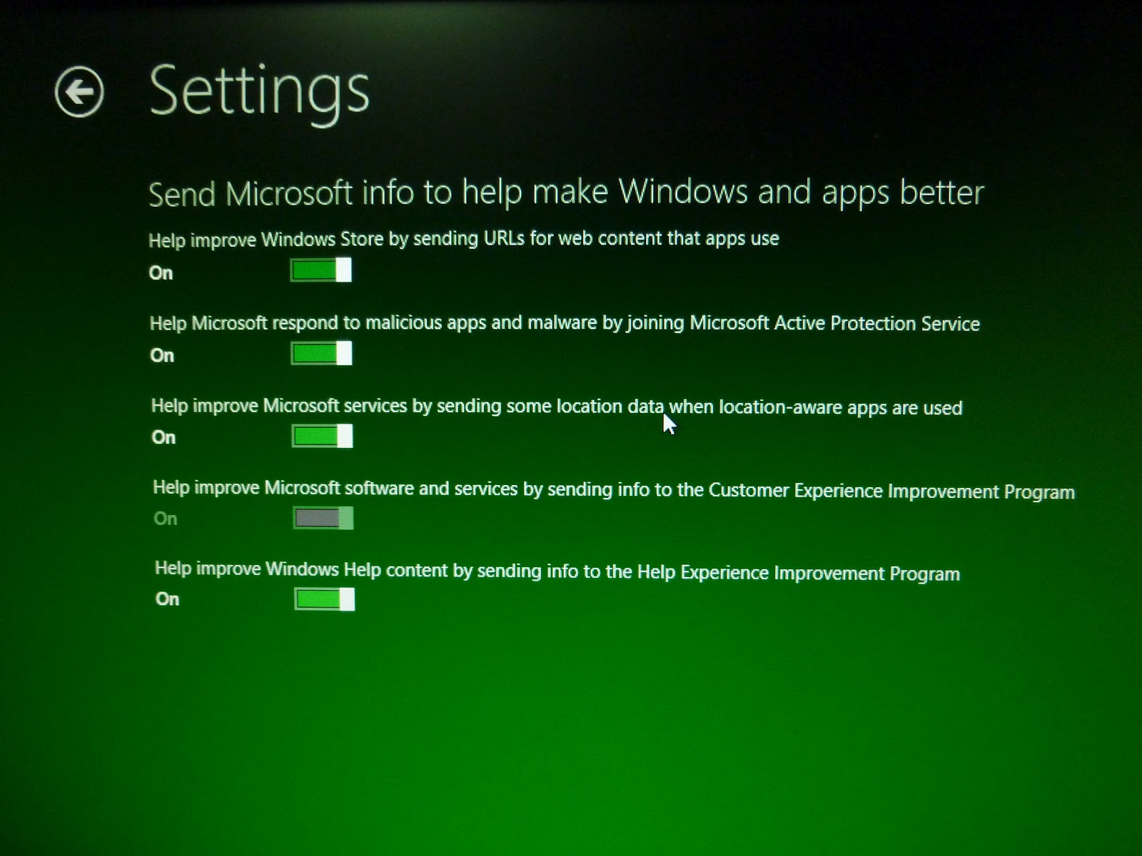 Windows 8 安裝設定畫面（四）