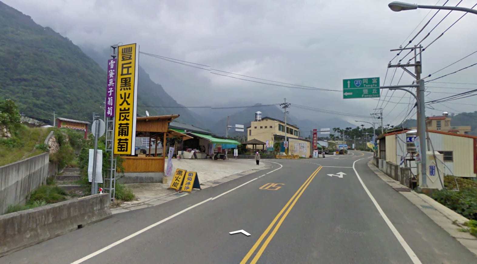 南投信義鄉「豐丘黑火炭葡萄」地圖。