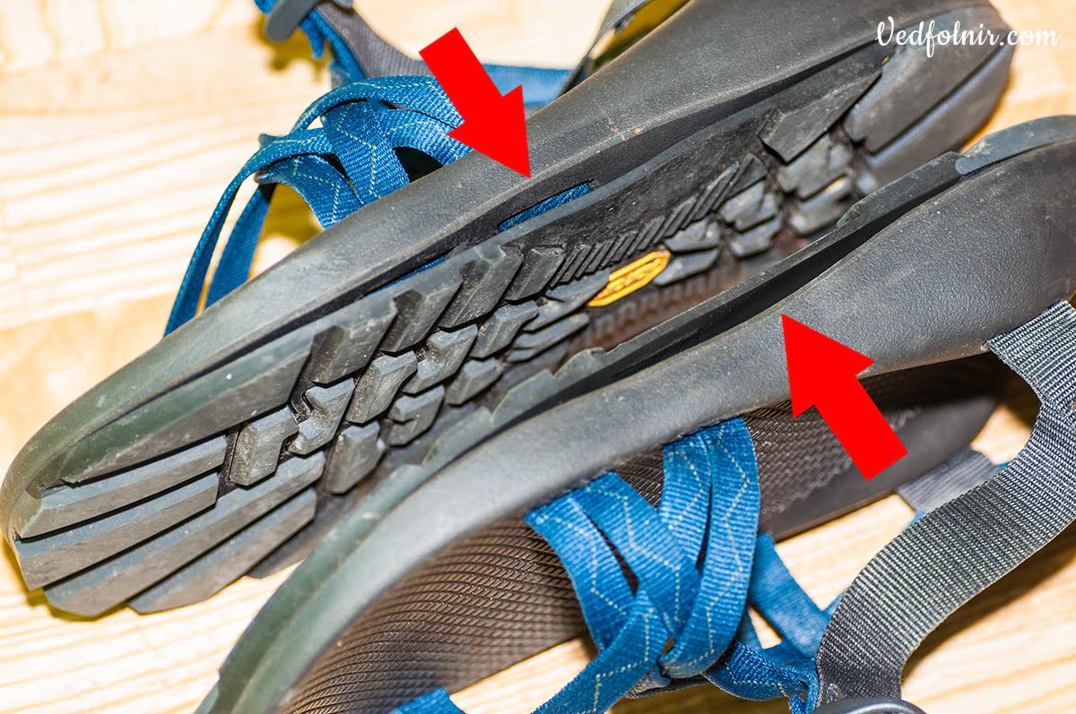 Chaco 專業運動涼鞋裝備維修:Vibram 黃金大底與鞋床分離(偉盟國際