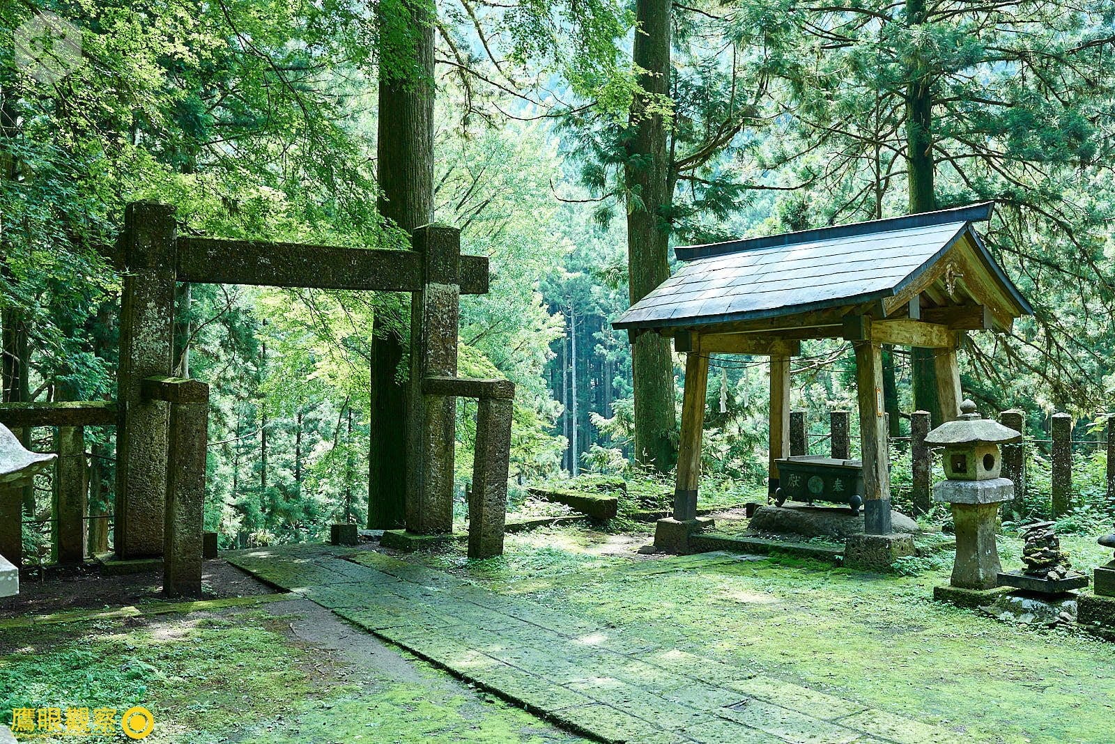 石裂山森林步道登山口與步道指示