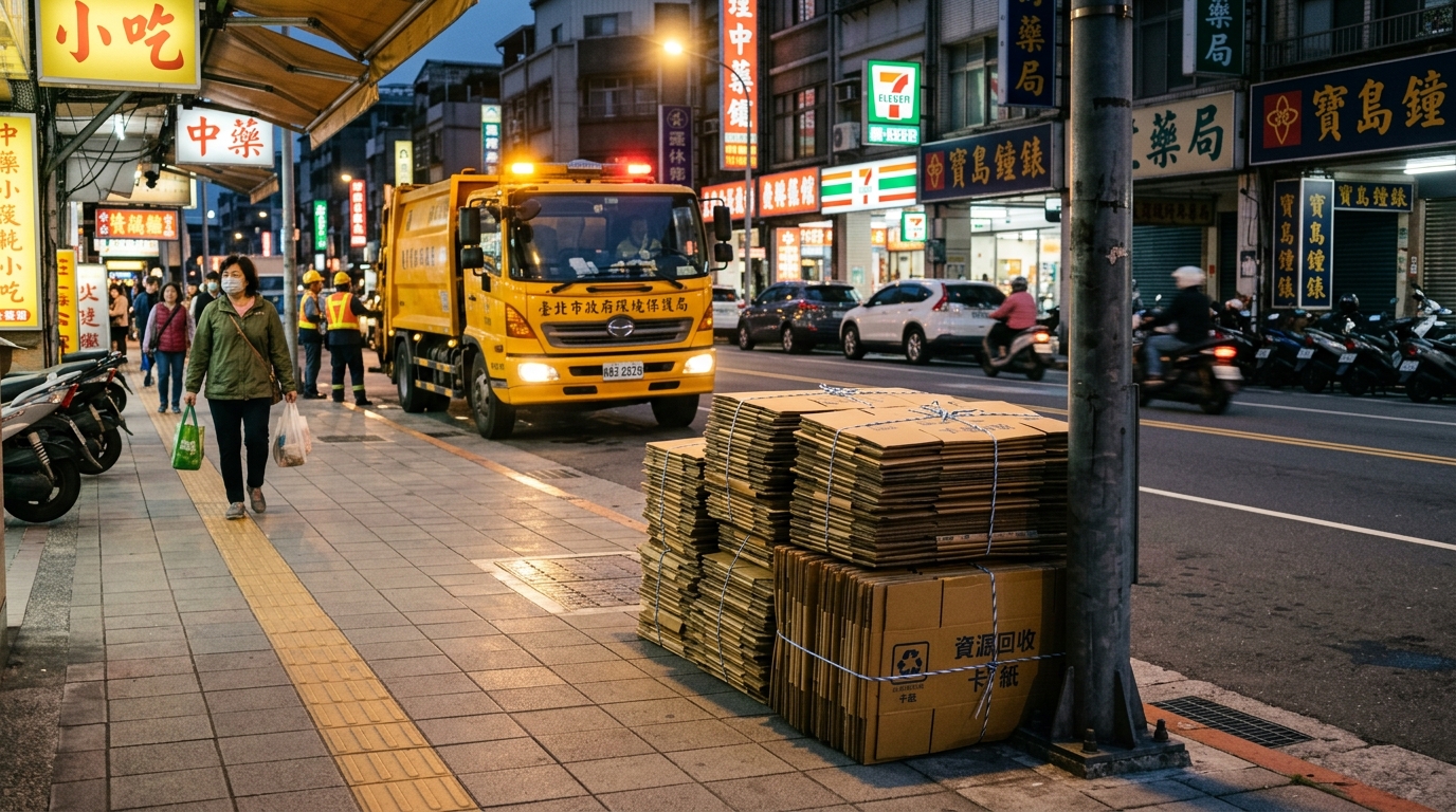 資源回收車清潔隊員的碎碎唸「紙箱要拆開」:無效溝通下的回收現場與衝突思考