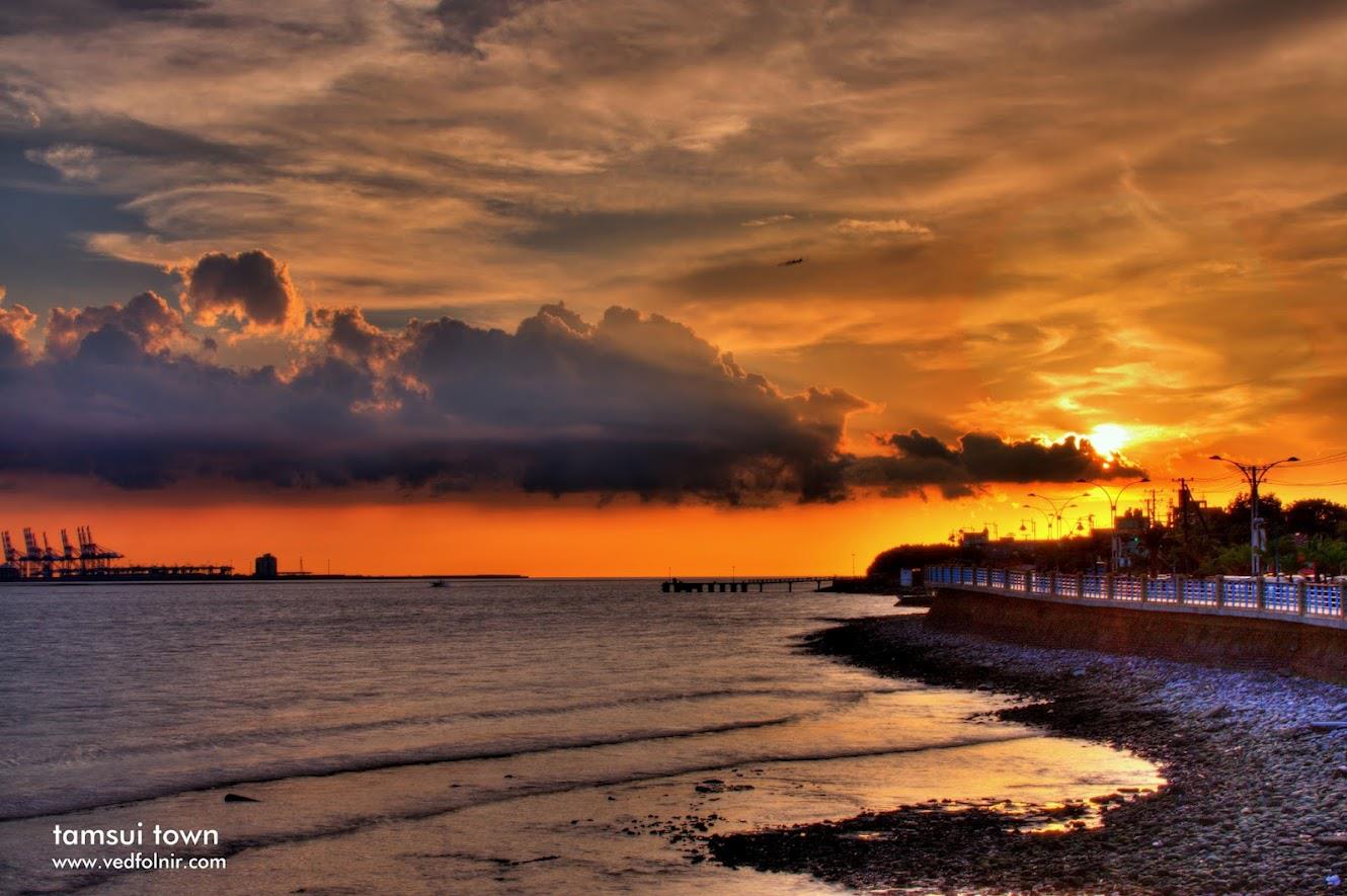  淡水夕陽（Photography/Lin Jin-Liang）