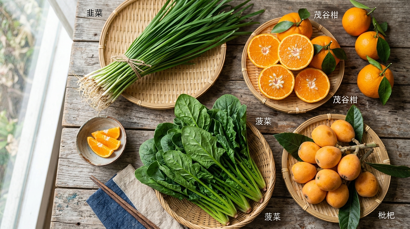 臺灣二月份當季食材：立春雨水迎早春，嚴選在地旬味與養生指南